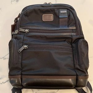 Mens Black Expandable Tumi Backpack